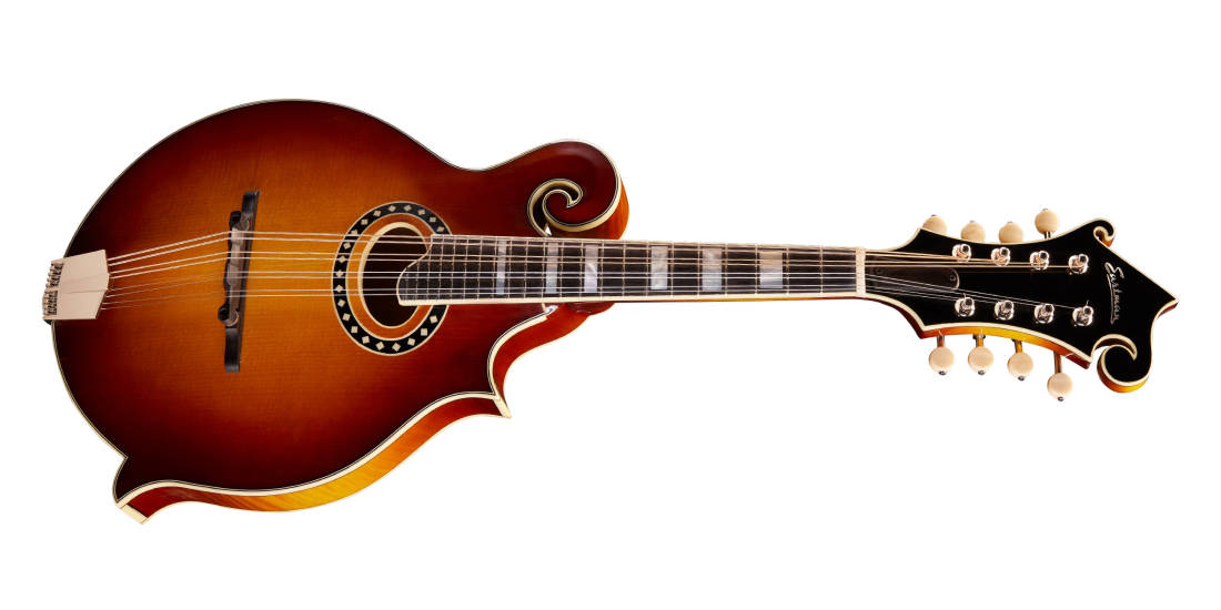 MD614 F-Style Oval Mandolin with Hardshell Case - Goldburst