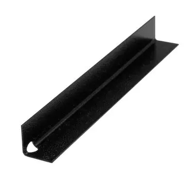 String Swing - 6 Endcap for Reinforced Slatwall Rail - Black