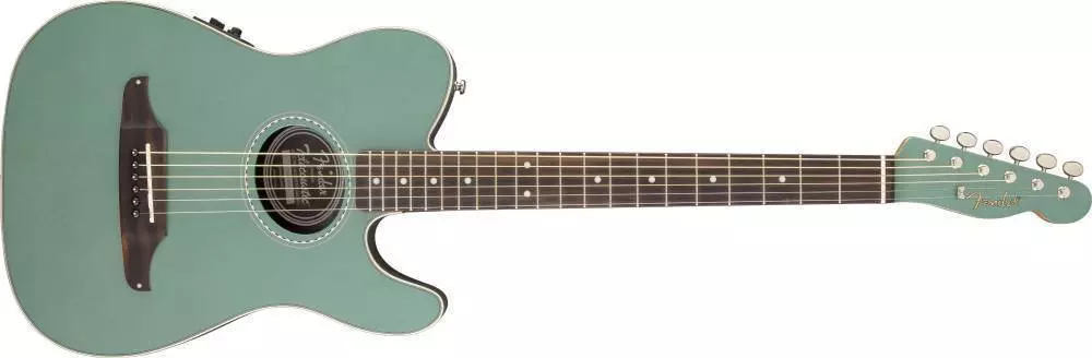 Fender Telecoustic Plus, Rosewood Fingerboard, Sherwood Green
