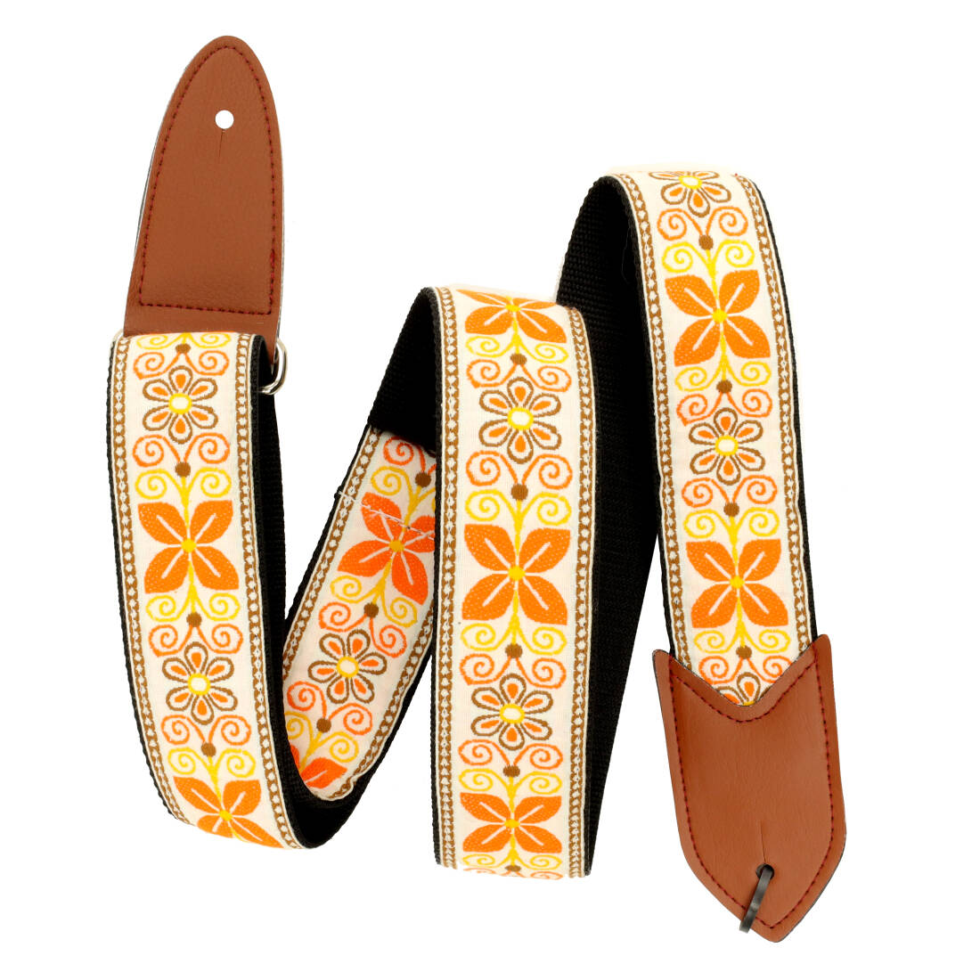 Paw Print Vegan Style 32 Brown End Strap