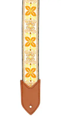 Paw Print Vegan Style 32 Brown End Strap