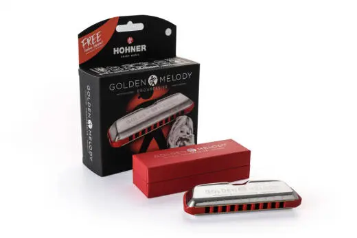 Golden Melody Progressive Harmonica - Key of G