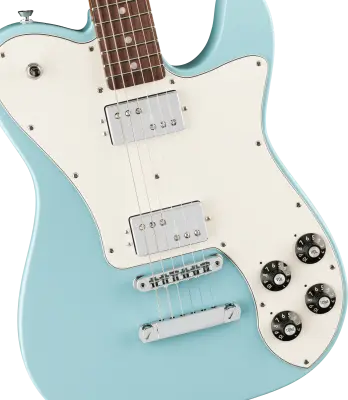 Kingfish Delta Day Telecaster Deluxe, Rosewood Fingerboard - Daphne Blue