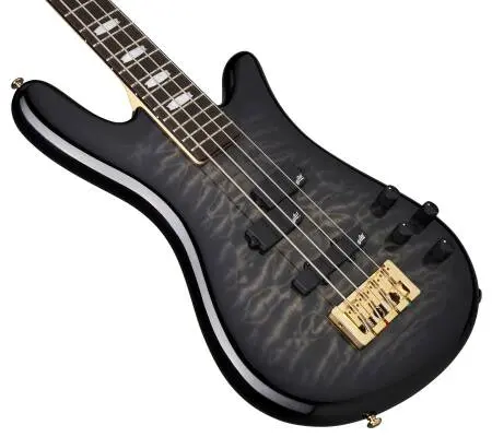 NS Icon Bolt-On Bass Guitar - Black Stain Gloss