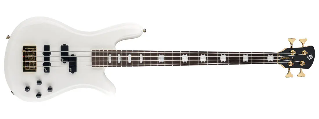 NS Icon Bolt-On Bass Guitar - White Gloss