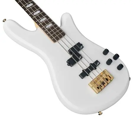 NS Icon Bolt-On Bass Guitar - White Gloss