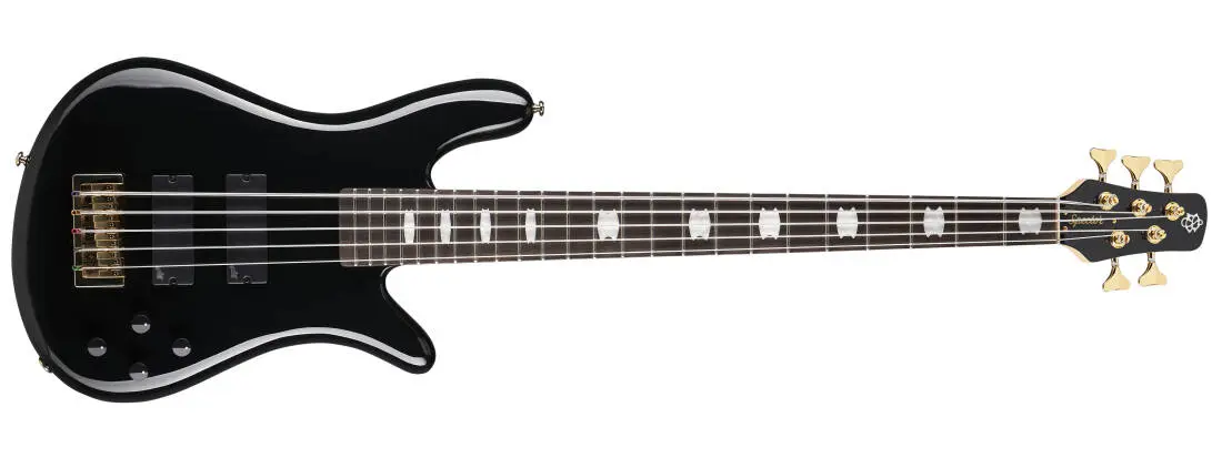NS Icon Bolt-On 5-String Bass Guitar - Black Gloss