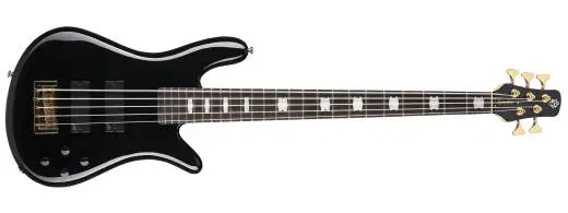 Spector Bass - NS Icon Bolt-On 5-String Bass Guitar - Black Gloss