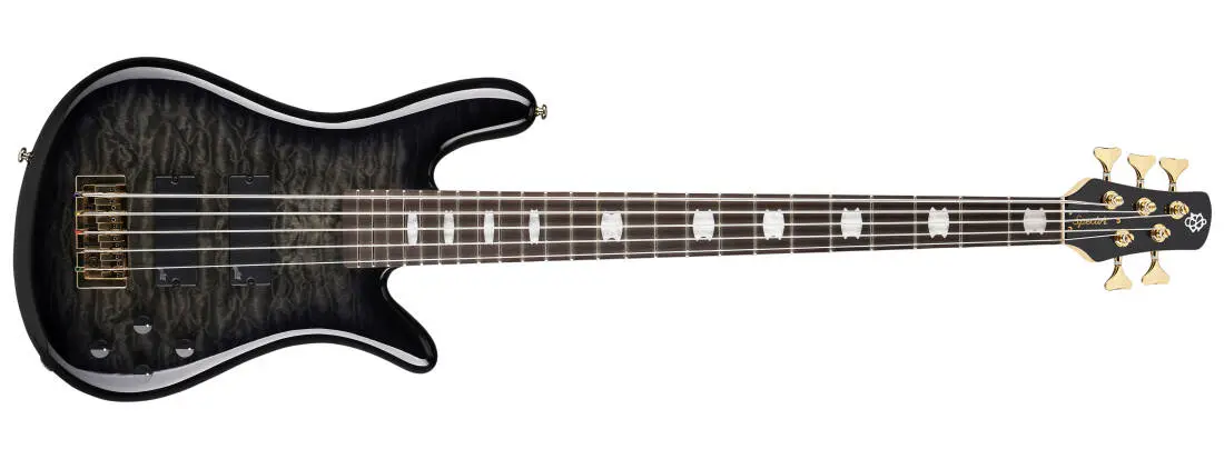 NS Icon Bolt-On 5-String Bass Guitar - Black Stain Gloss