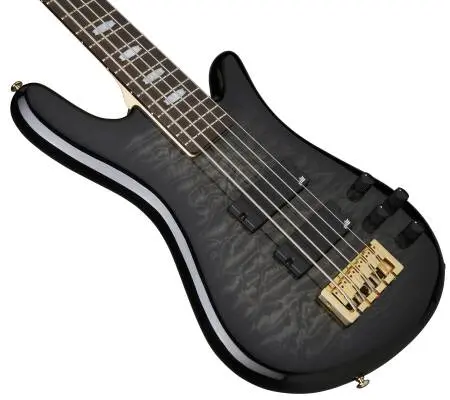 NS Icon Bolt-On 5-String Bass Guitar - Black Stain Gloss