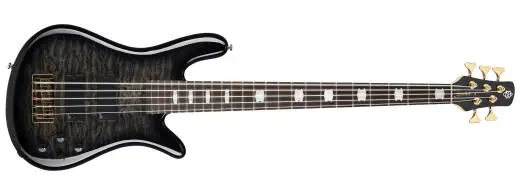 Spector Bass - NS Icon Bolt-On 5-String Bass Guitar - Black Stain Gloss