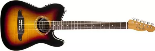 Telecoustic Premier, Rosewood Fingerboard - 3-Color Sunburst