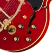 Back to the Future ES-345 Electric Guitar with Hardshell Case - Cherry Red