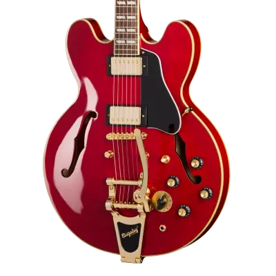 Back to the Future ES-345 Electric Guitar with Hardshell Case - Cherry Red