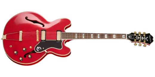 Epiphone - Masterbilt Gem Archer Sheraton Electric Guitar with Hardshell Case - Cherry Red