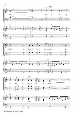 Blowin\' in the Wind - Dylan/Huff - Choral Octavo - SATB Accompanied
