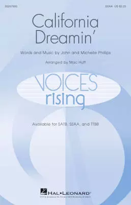 California Dreamin\' - Phillips/Huff - Choral Octavo - SSAA Accompanied