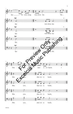 Black is the Color of my True Love\'s Hair - Johnson - Choral Octavo - SATB A Cappella