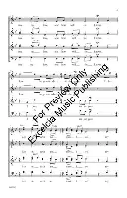 Black is the Color of my True Love\'s Hair - Johnson - Choral Octavo - SATB A Cappella