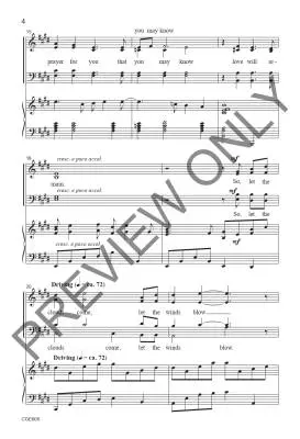 Love Will Remain - Burrows - Choral Octavo - SATB Accompanied