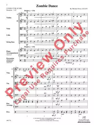 Zombie Dance - Story - Concert Band - Gr. 0.5