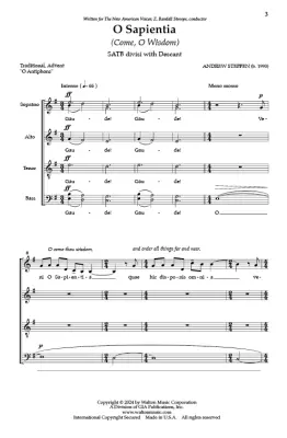 O Sapientia - Steffen - Choral Octavo - SATB A Cappella