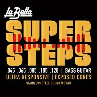 La Bella - Super Steps Extra Long Scale 5-String Bass Set 45-128