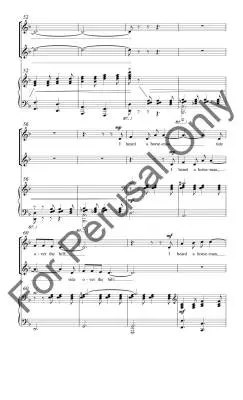 The Horseman - Dwyer/Ellis - Choral Octavo - 2-Pt Accompanied