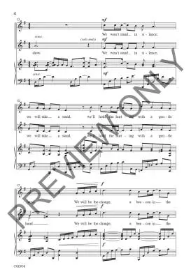 We Will Be the Change - Johnson - Choral Octavo - SA Accompanied