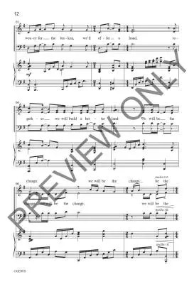 We Will Be the Change - Johnson - Choral Octavo - SAB Accompanied