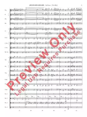 Joy of Love and Life - Grant - Concert Band - Gr. 4
