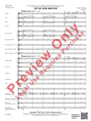 Joy of Love and Life - Grant - Concert Band - Gr. 4