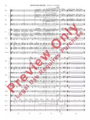 Joy of Love and Life - Grant - Concert Band - Gr. 4