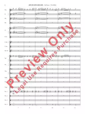 Joy of Love and Life - Grant - Concert Band - Gr. 4