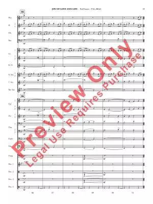 Joy of Love and Life - Grant - Concert Band - Gr. 4