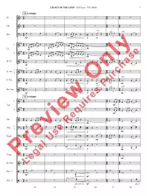 Legacy of the Land - Grant - Concert Band - Gr. 2.5