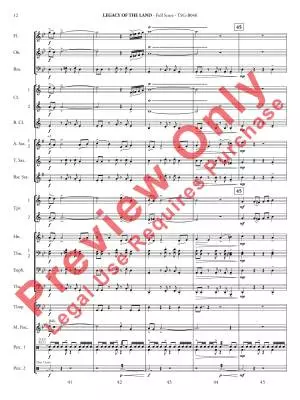 Legacy of the Land - Grant - Concert Band - Gr. 2.5