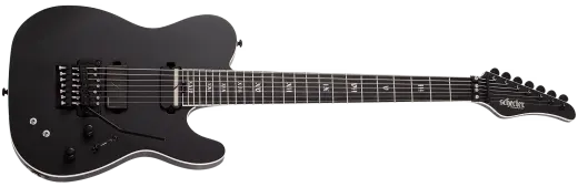 Schecter - PT-7 FR-S SLS Elite Evil Twin 7-String Electric Guitar - Satin Black
