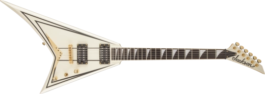 Pro Rhoads RRT-3 Electric Guitar - White w/Black Pinstripes