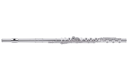Miyazawa - PB-202 Silver-Plated Flute with Offset G, B Foot, D# Roller, Gold Riser and Partial Brogger System