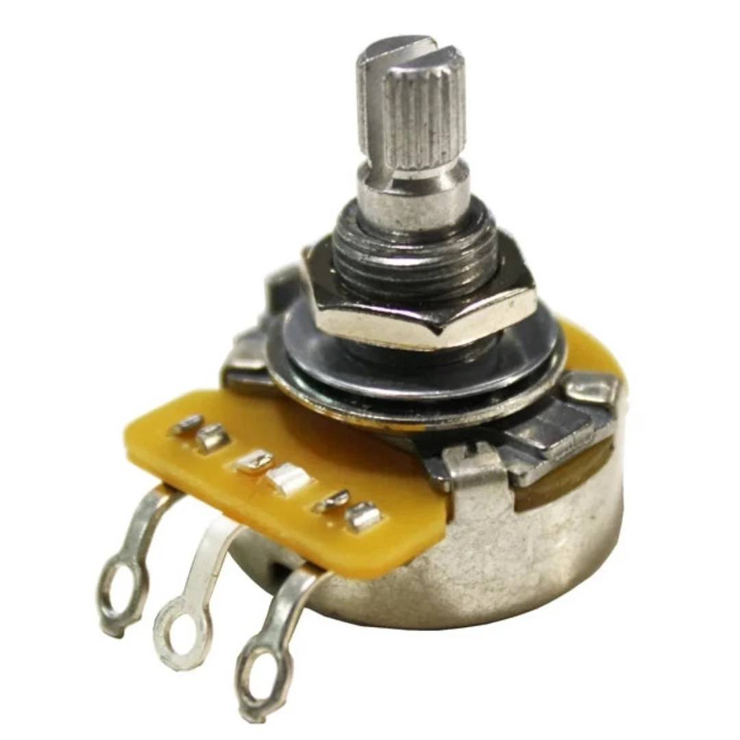CTS 500K Split Shaft Audio Potentiometer, Left Hand