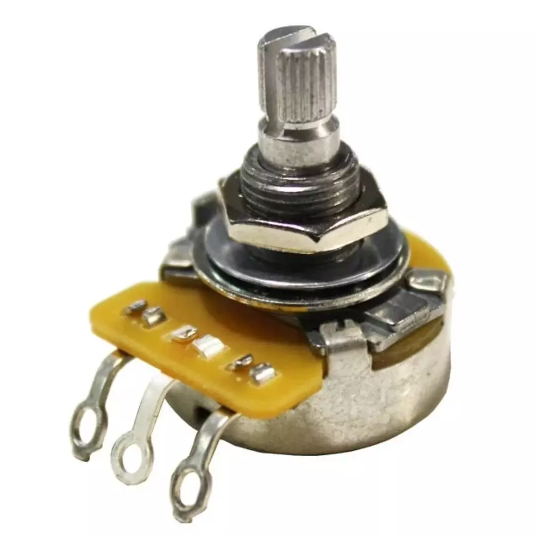 CTS 500K Split Shaft Audio Potentiometer, Left Hand