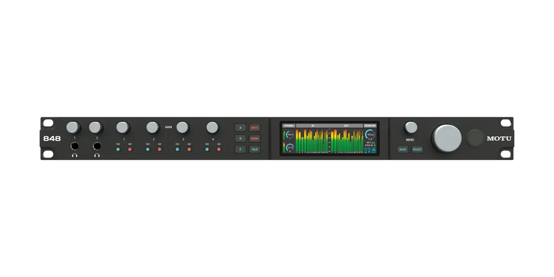 848 Thunderbolt 4/USB4 Audio Interface
