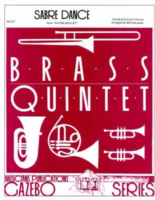Musicians Publications - Sabre Dance - Khachaturian/Holcombe - Score and Parts - Brass Quintet