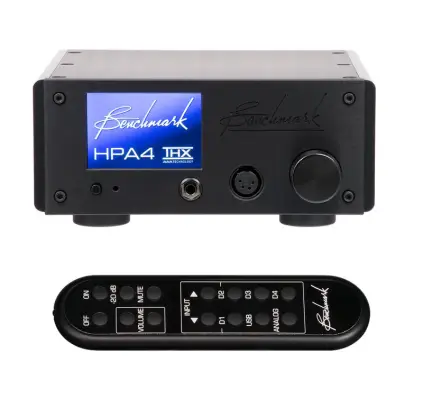HPA4 Headphone / Line Amplifier with Remote Control - Black
