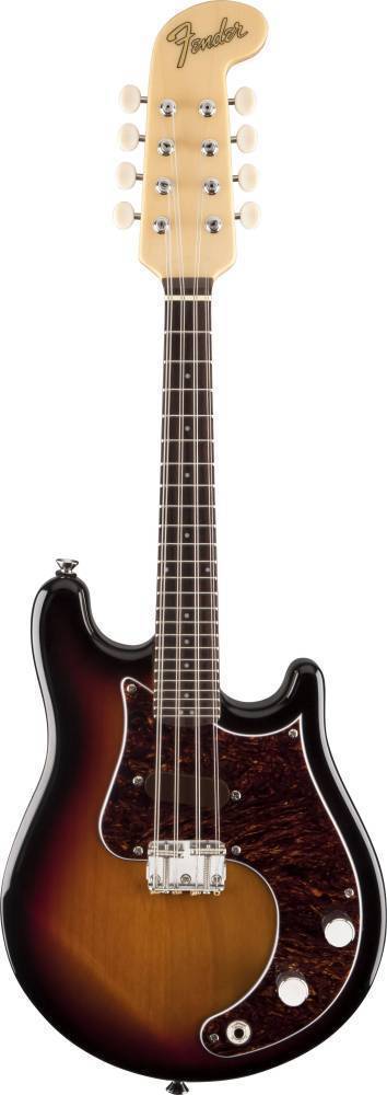 Fender Mando-Strat 8, Rosewood Fingerboard, 3-Color Sunburst
