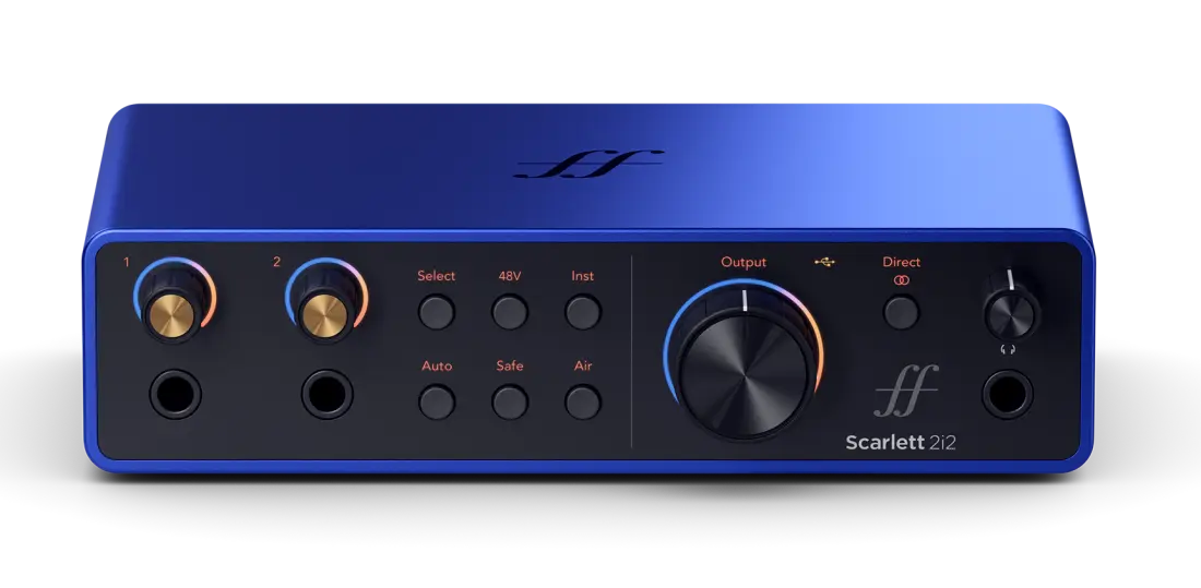 Anniversary Edition Scarlett 2i2 4th Gen USB-C Audio Interface