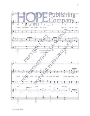 Prepare the Way - Raney - Choral Octavo - SATB Accompanied
