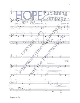 Prepare the Way - Raney - Choral Octavo - SATB Accompanied