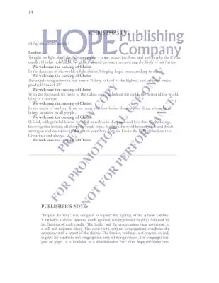 Prepare the Way - Raney - Choral Octavo - SATB Accompanied